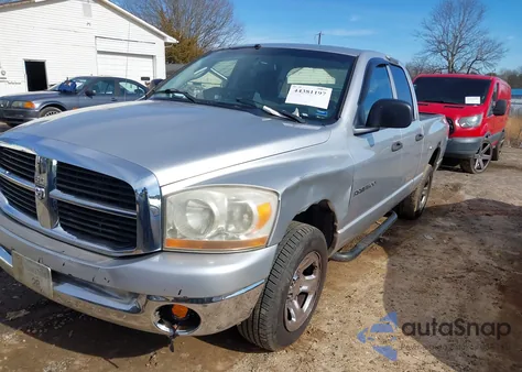 2006 Dodge Ram 1500 Slt из США, поврежденный, VIN 1D7HA18N66S680981